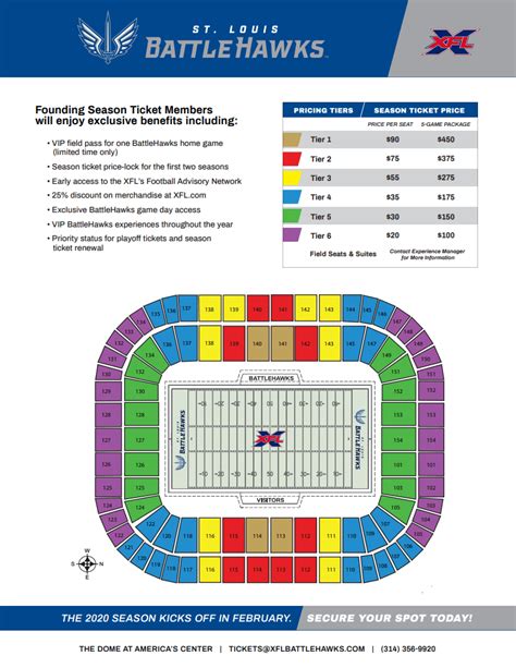 Battlehawks Seating Chart