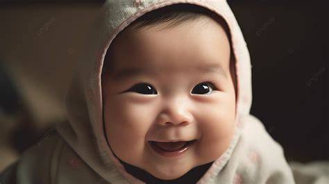 Bayi tersenyum