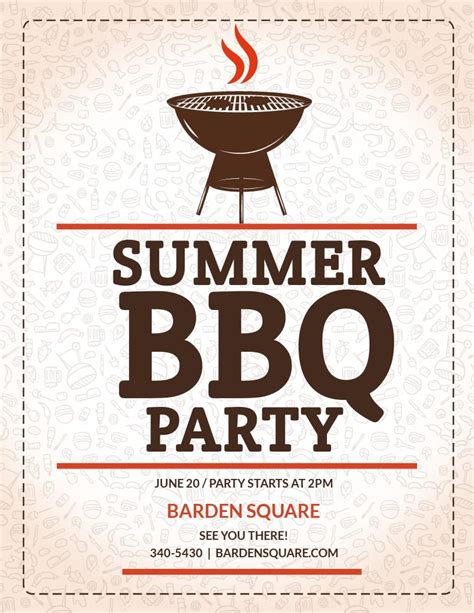 Bbq Flyer Template