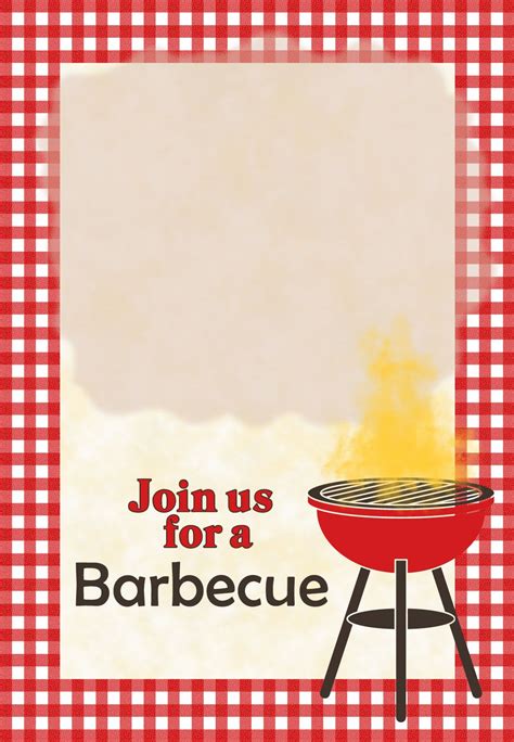 Bbq Invite Template Free