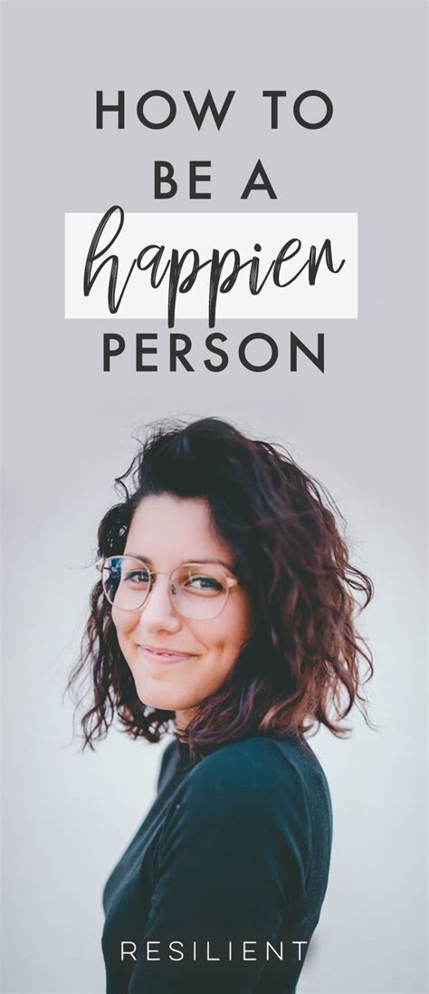 Be a Happier Person
