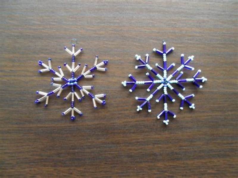 Beaded Snowflake Pattern