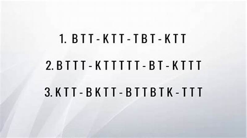 Beatbox Btk Pattern