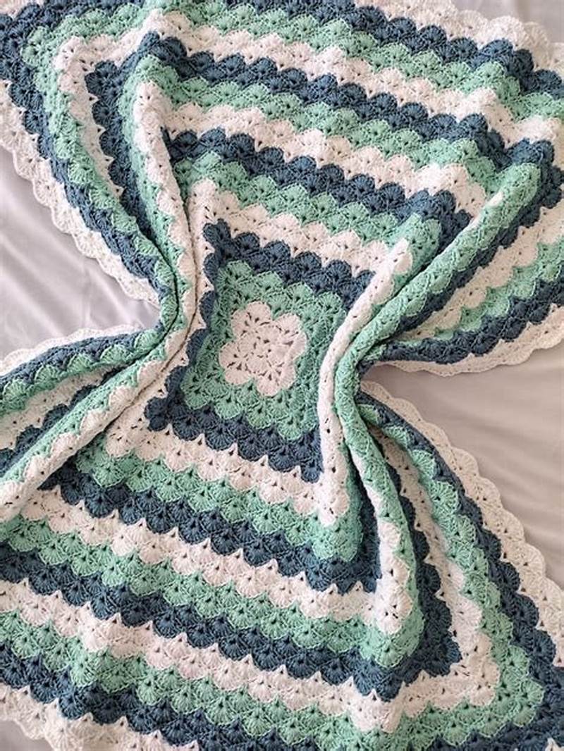 Beautiful Shells Crochet Blanket Pattern