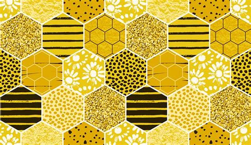 Bee Pattern Background
