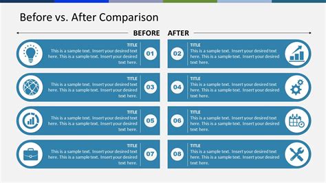 Before And After Comparison Powerpoint Template