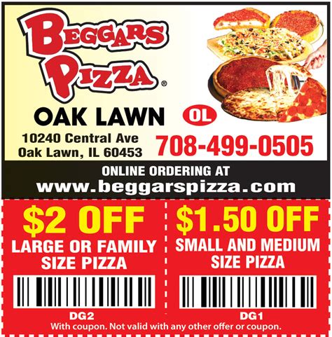 Beggars Pizza Coupons Printable