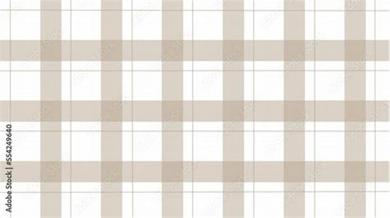 Beige Checkered Pattern