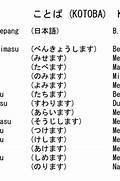 Belajar Kata Benda Bahasa Jepang