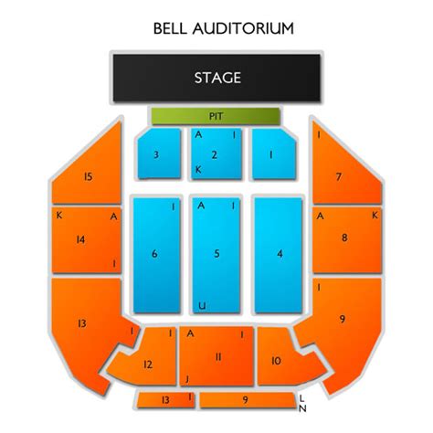 Bell Auditorium Augusta Seating Chart
