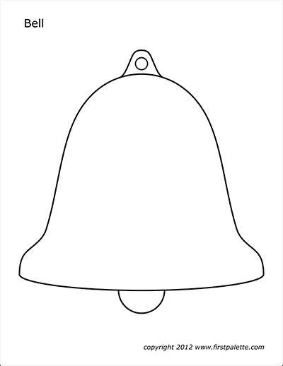 Bell Template Printable