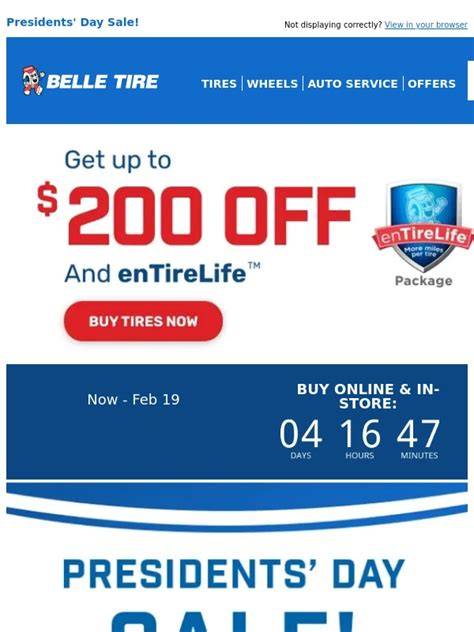 Belle Tire Coupons Printable
