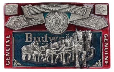 Belt Buckles In Budweiser Shop Catalog