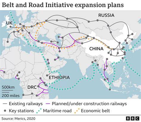 Belt and Road Initiative map
