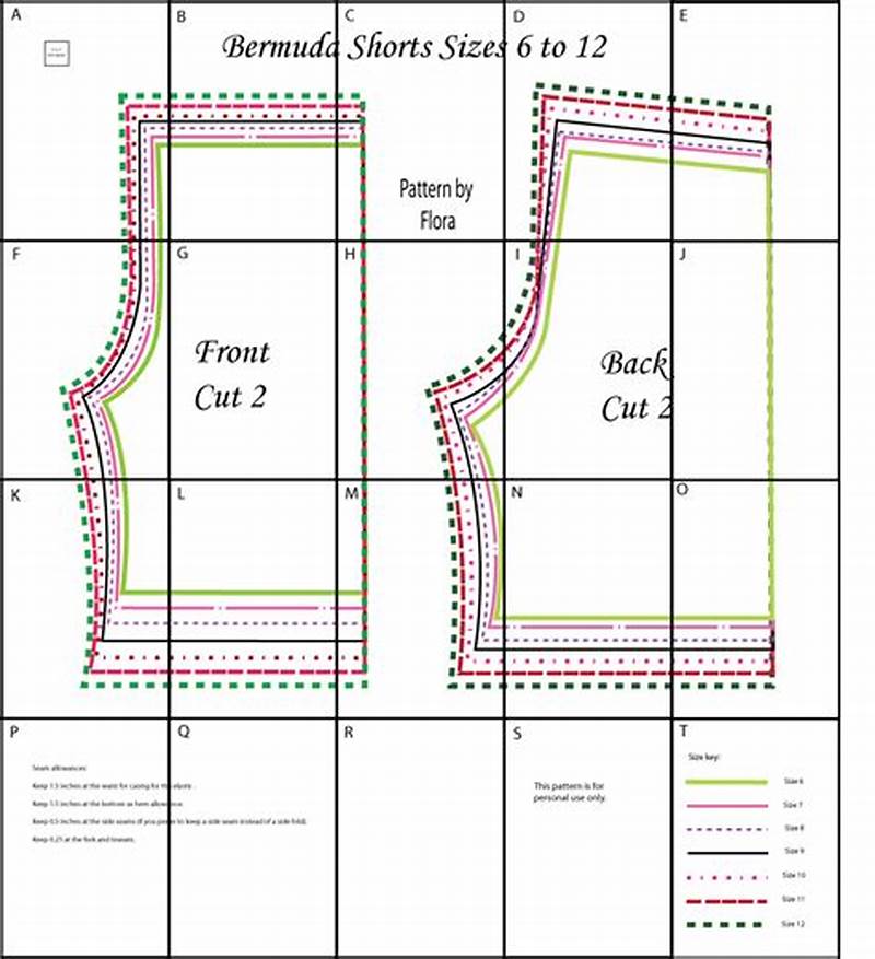 Bermuda Short Pattern