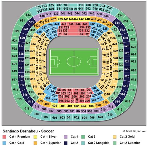 Bernabeu Seating Chart
