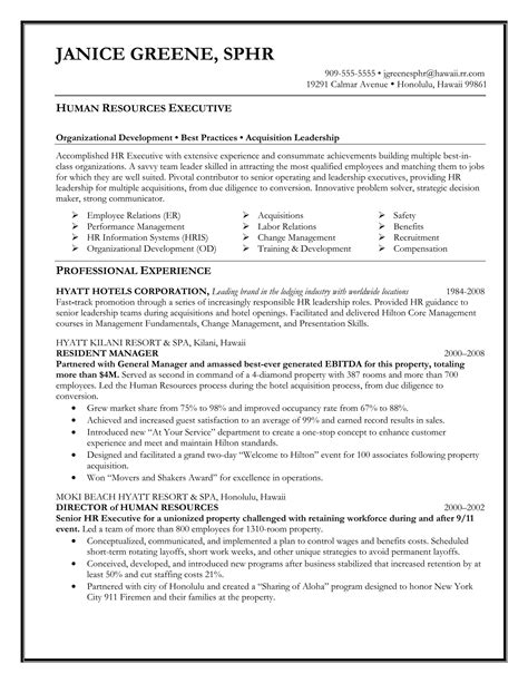 Best Executive Resume Templates