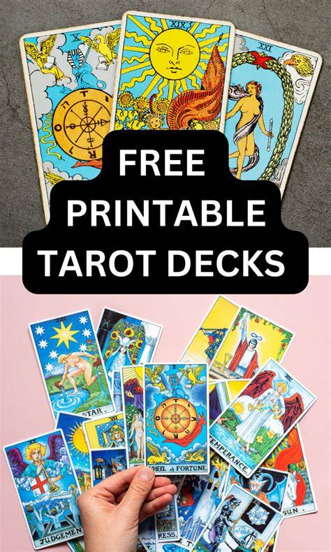 Best Place To Find Free Printable Tarot Cards