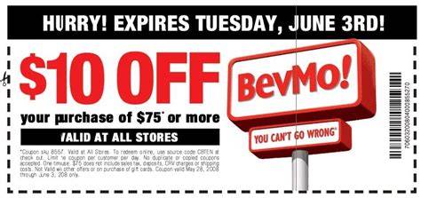 Bevmo 20 Off $100 Coupon Printable