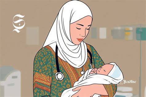 Bidan Sedang Merawat Bayi