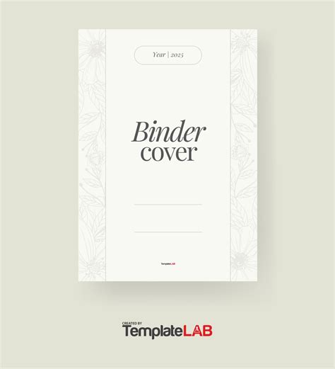 Binder Template Cover
