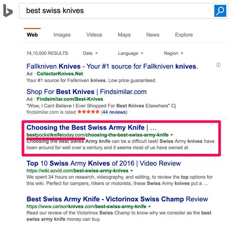 Bing Search Help