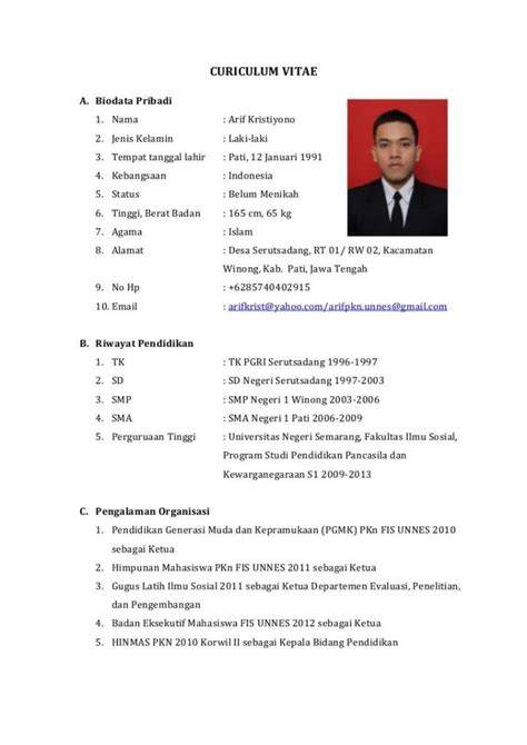 Biodata Kerja