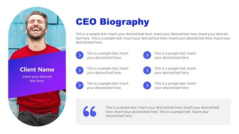 Biography Presentation Template