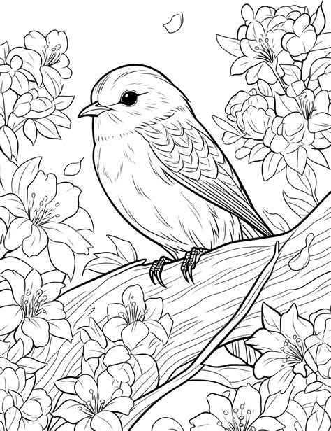 Bird Printable Coloring Pages