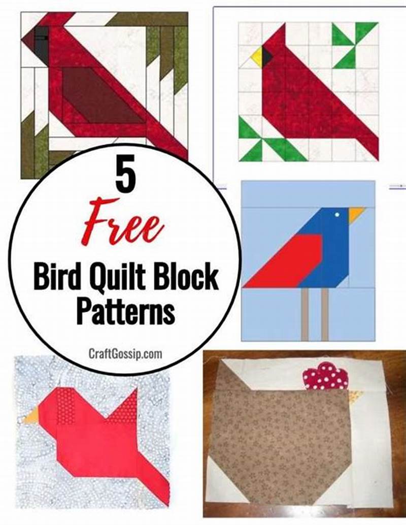 Bird Quilt Pattern Block