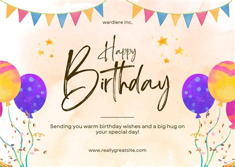 Birthday Cards Templates