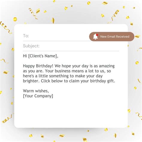 Birthday Email Templates