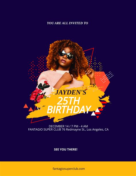 Birthday Party Flyer Templates