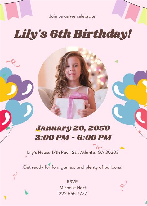 Birthday Party Invitation