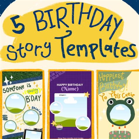Birthday Story Templates