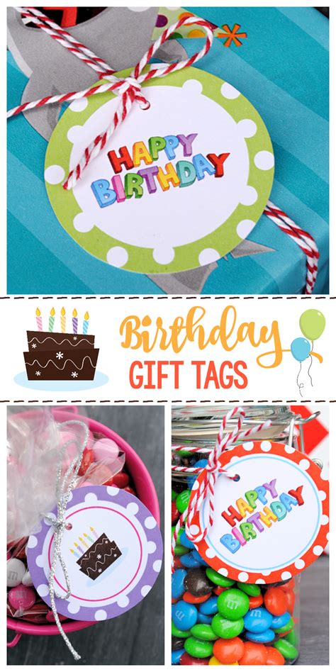 Birthday Tags Free Printable