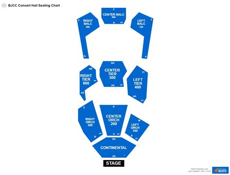 Bjcc Seating Chart Concert Hall