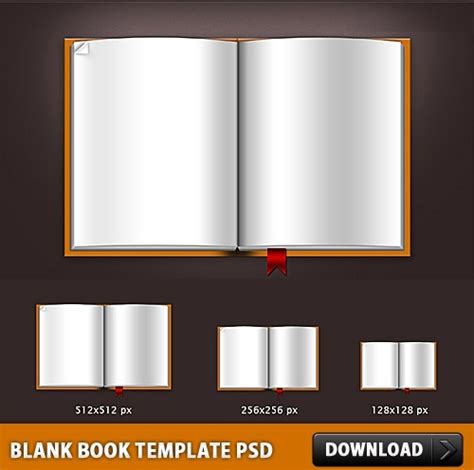 Blank Book Template Printable