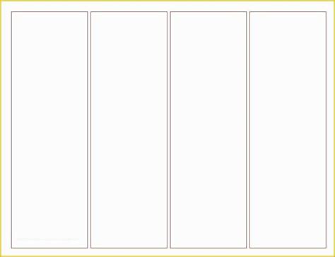 Blank Bookmark Template