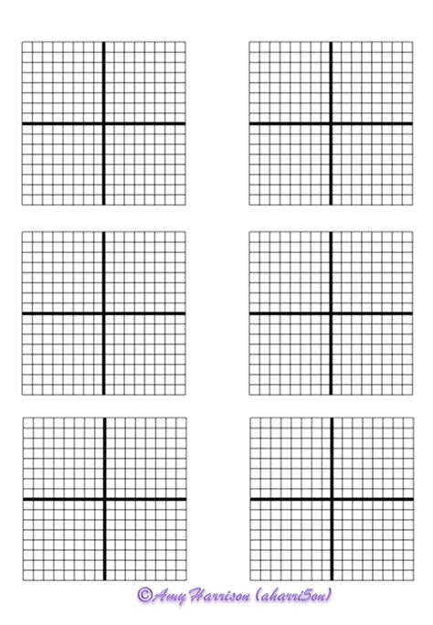 Blank Cartesian Plane Printable