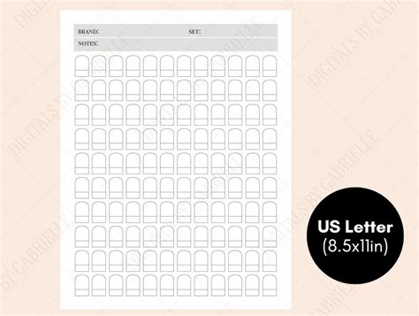 Blank Color Chart Printable