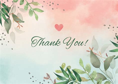 Blank Editable And Printable Thank You Notes