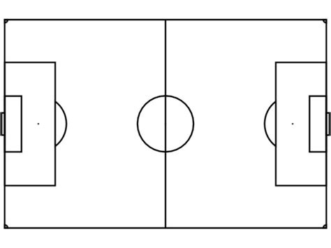 Blank Football Pitch Template
