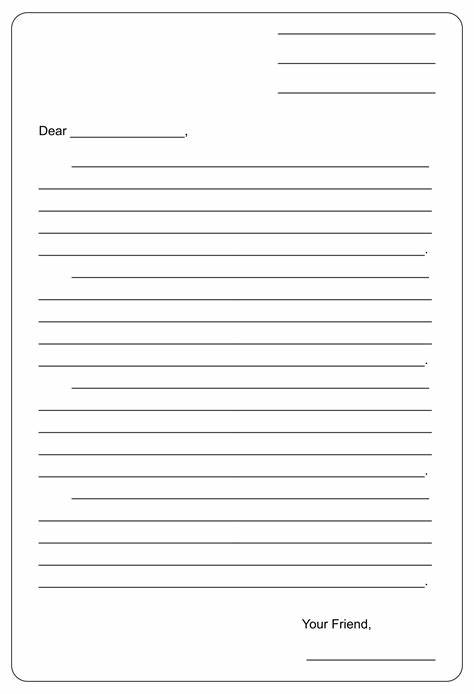 New letter template form 593
