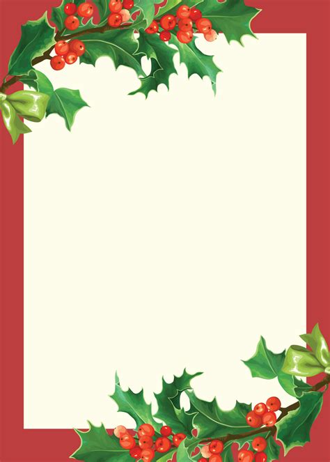 Blank Holiday Card Template