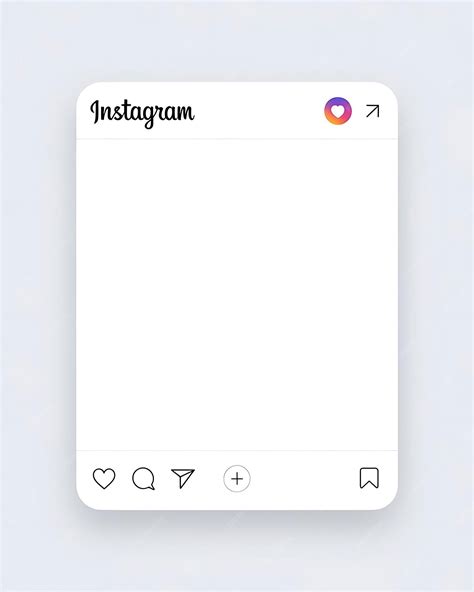 Blank Instagram Template