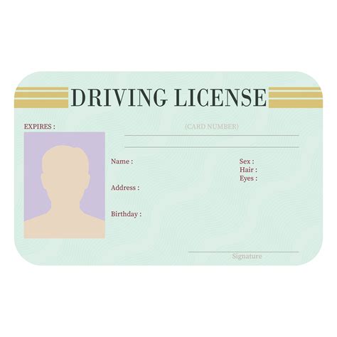 Blank License Template