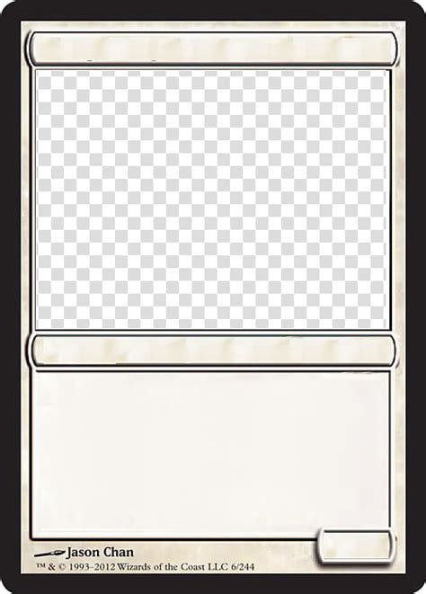 Blank Mtg Card Template