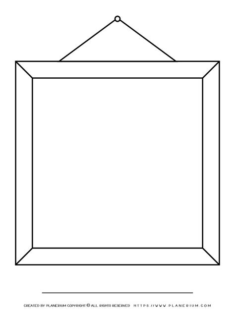 Blank Picture Frame Template