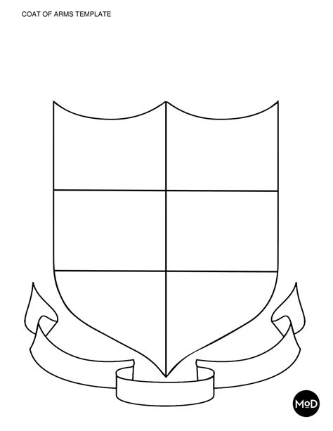 Blank Printable Coat Of Arms